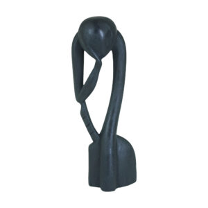 Senegalese Modern Thinker Statue: Black