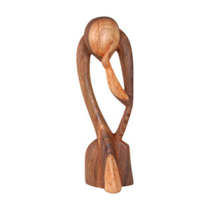 Senegalese Modern Thinker Statue: Brown