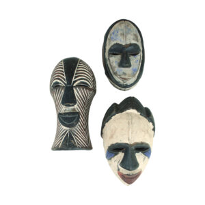 Small Congolese Passport Mask ASSORTED