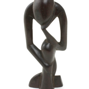 Thinker Statue Senegal – Dark Brown