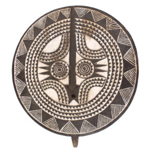 Giant 34″ Baoule Shield from Ivory Coast