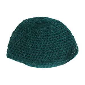 Men’s Knitted Kufi Cap: Green