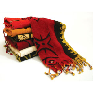 Extra Wide Mud Cloth Scarf/Table Runner