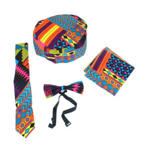 Deluxe Kente Accessory Set: Style E