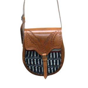 Sisal and Leather Boho Bag: Style B