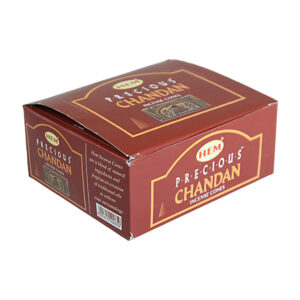 HEM: Precious Chandan Incense Cones (12 Pack Box)