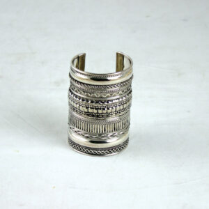 Long Silver Wrist Cuff