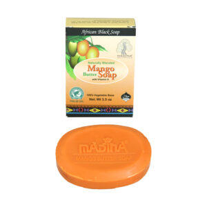 Madina: Mango Butter African Black Soap – 3½ oz.