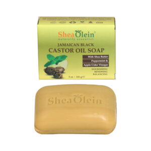 Shea Olein: Jamaican Black Castor Oil Soap – 5 oz.