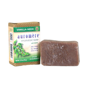 Auromere: Vanilla Neem Ayurvedic Soap – 2.75 oz.