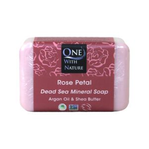 Dead Sea Minerals: Rose Petal Soap – 7 oz.