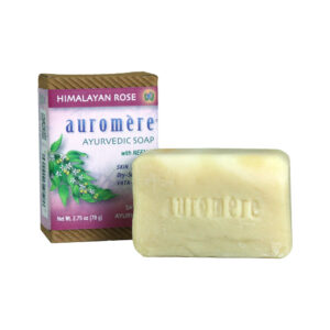 Auromere: Himalayan Rose (Dry Skin) Ayurvedic Soap – 2.75 oz.