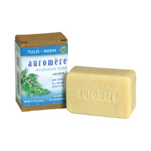 Auromere: Tulsi Neem Ayurvedic Soap – 2.75 oz.