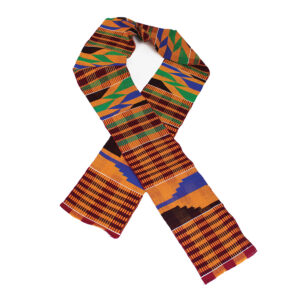 Woven Kente Stole: Solid Kente