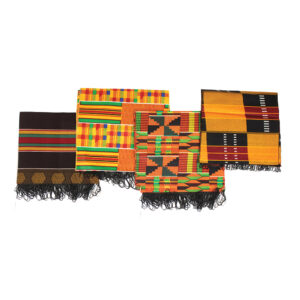 Set Of 4 Kente Scarves