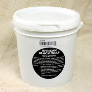 West African Black Soap Paste: 1 Gallon