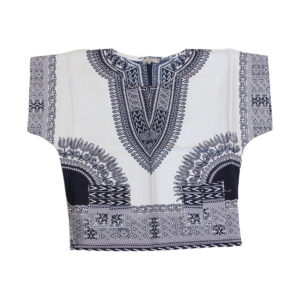 Children’s Traditional Dashiki: Gray Large