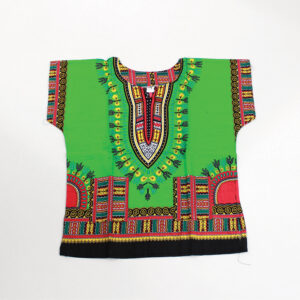 Children’s Traditional Dashiki: Lime Large