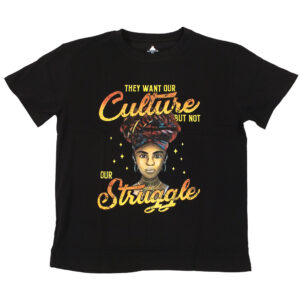 Culture Struggle T-Shirt: – Black XL