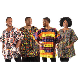 Set Of 4 African Print Dashikis – A