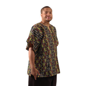 African Print Dashiki: Style D     – Free