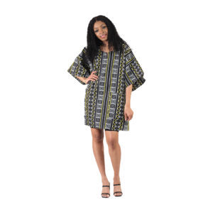 Mud Print Dashiki: Style A