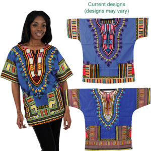 Traditional Dashiki: Blue            MD