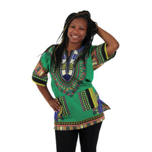 Traditional Dashiki: Green           SM