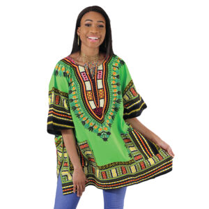 King-Sized Dashiki: Lime             1X