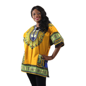 King-Sized Dashiki: Mustard          1X