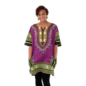 King-Sized Dashiki: Purple           1X