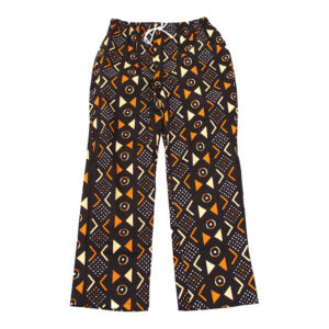 African Print Drawstring Pants: Style E