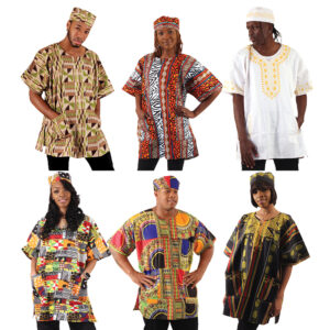 Set Of 6 Assorted Dashikis