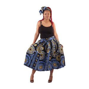 Short Skirt & Head Wrap Set: Style E