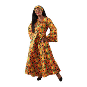 Kente Style #2 Wrap Dress