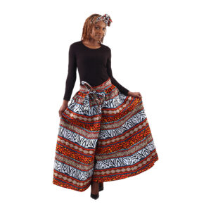 Bold Ankara Print Palazzo Pants: Style G