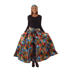 Bold Ankara Print Palazzo Pants: Style I