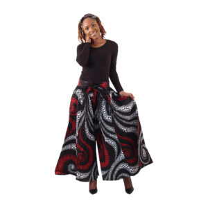 Bold Ankara Print Palazzo Pants: Style K