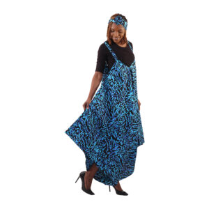 Shanti Bold Ankara Print Jumpsuit: Style H