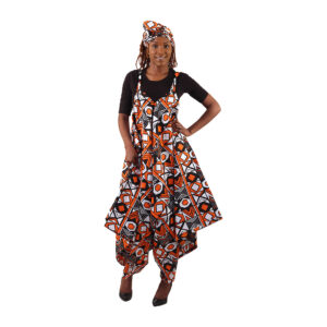 Shanti Bold Ankara Print Jumpsuit: Style J