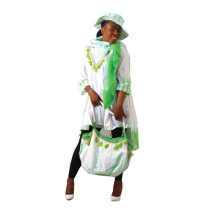 Tie Dye Dashiki & Accessory Set (5 Piece Set!) – Lime