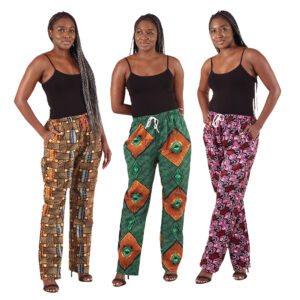 Set of 3 African Print Drawstring Pants – ASSORTED