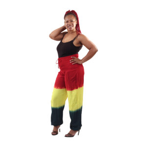 Tie Dye Rasta Stretch Waist Lounge Pants