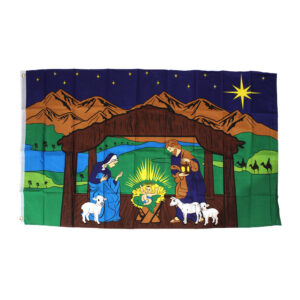 Nativity Scene Flag (3′ x 5′)