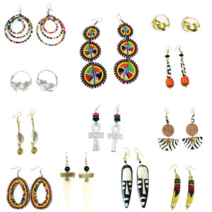 Set Of 12 Afrocentric Earrings