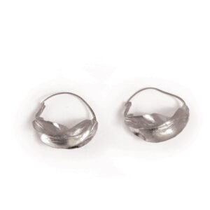 Fula Silver Twist Earrings – 1¼”