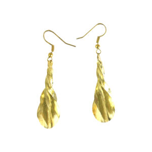 Fulani Gold Teardrop Earrings