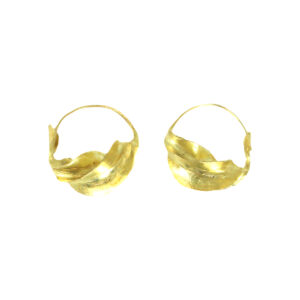 XS Fulani Gold Earrings – ½”