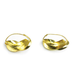 XX-Large Fula Gold Earrings – 2″