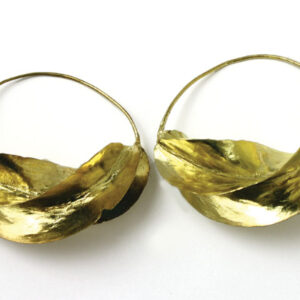 XXX-Large Fula Gold Earrings – 2¼”